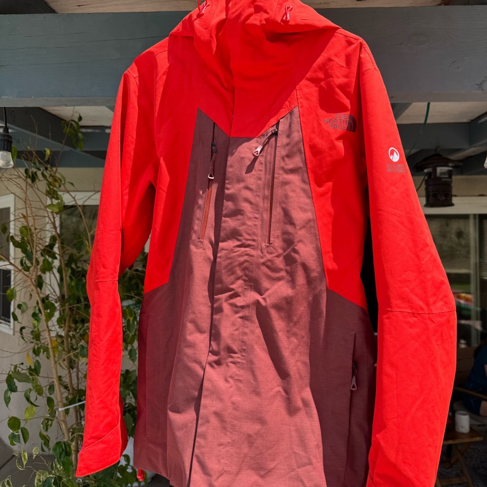 The North Face Burgundy Hooded Jacket